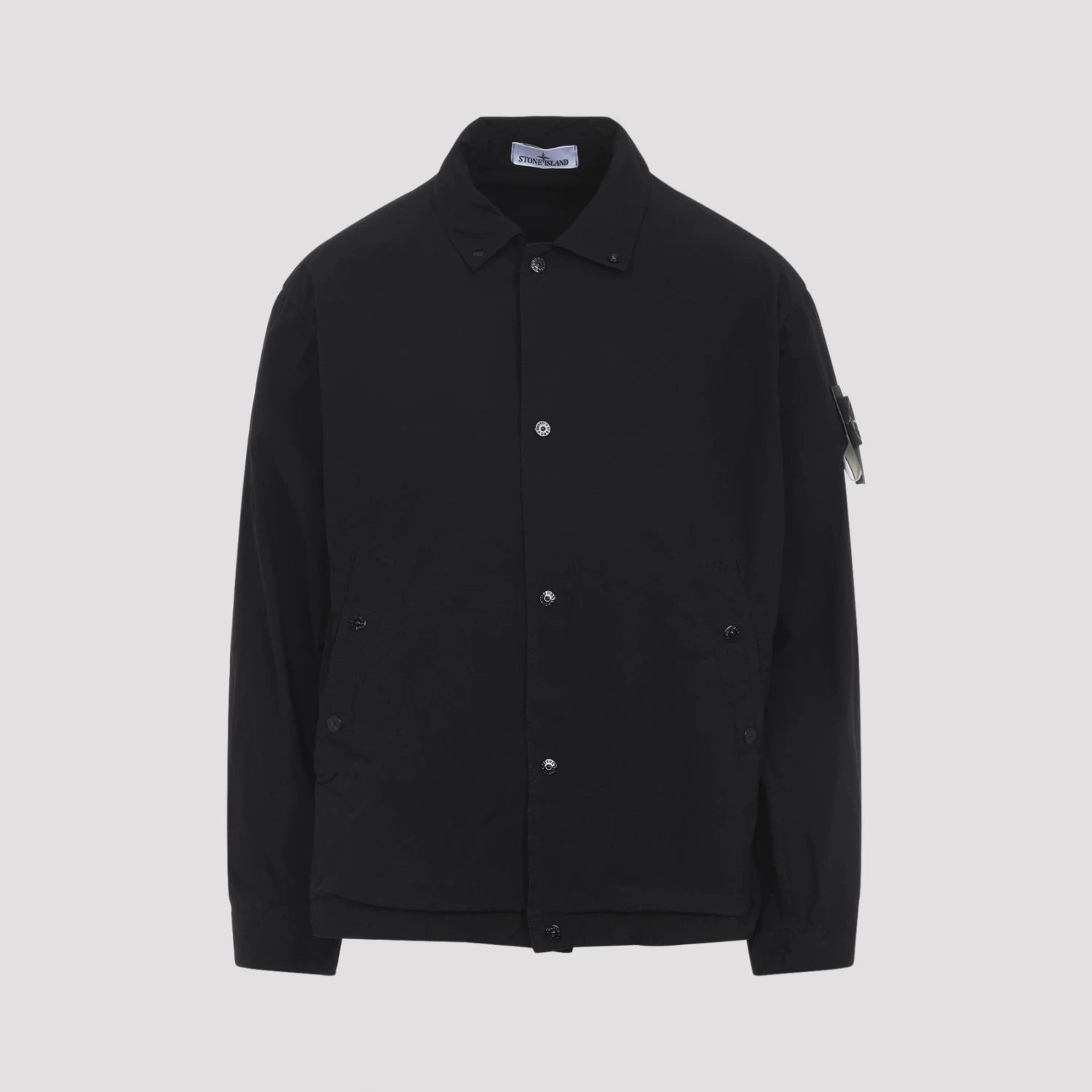 Stone Island Men's Jacket in Black