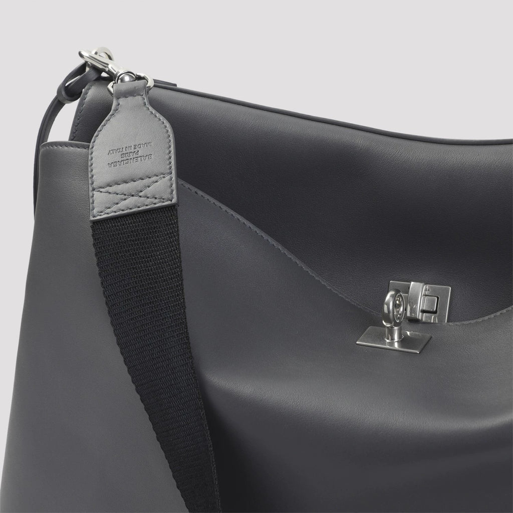 Balenciaga Men's Rodeo Medium Shoulder Bag in Grey