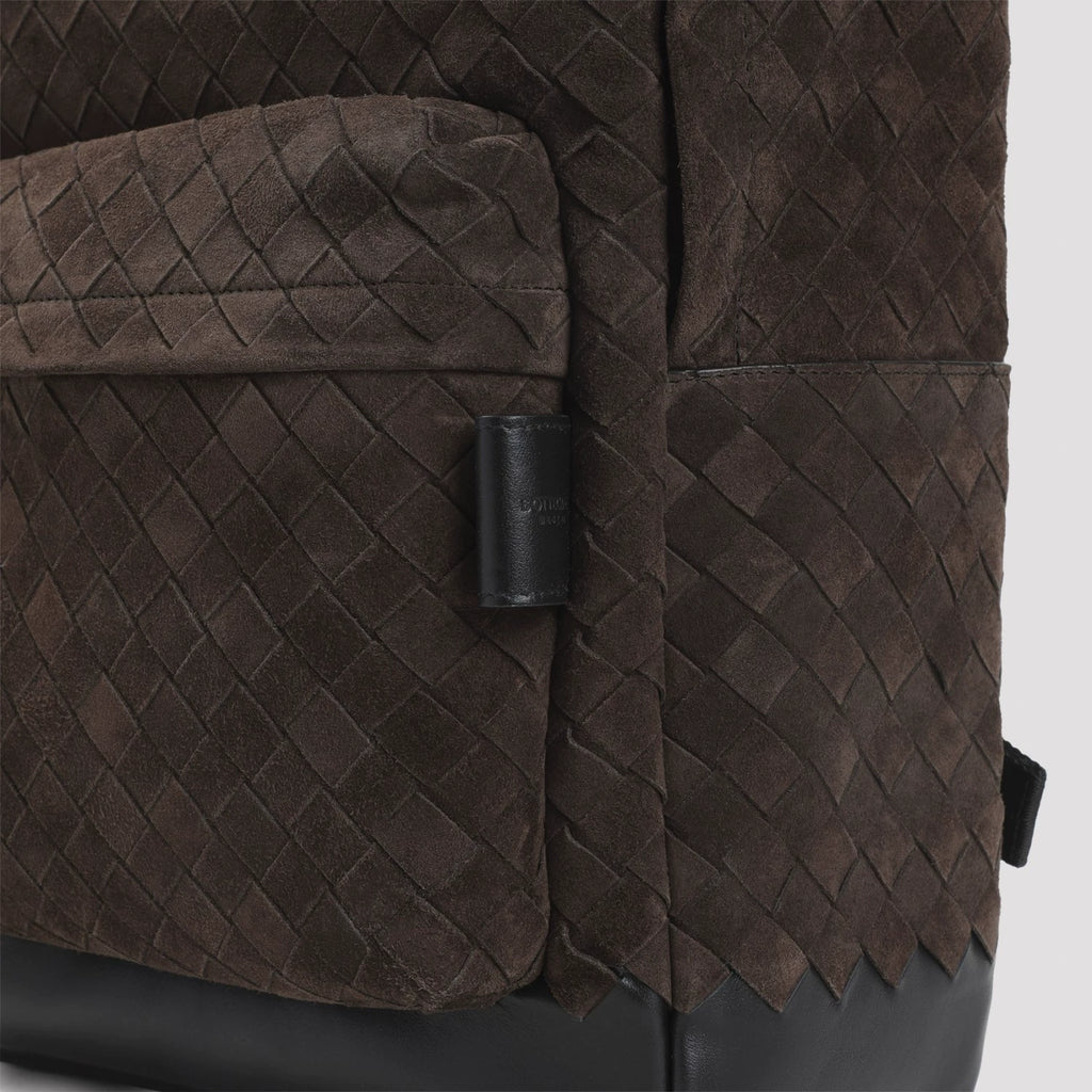 Bottega Veneta Men's Backpack in Brown
