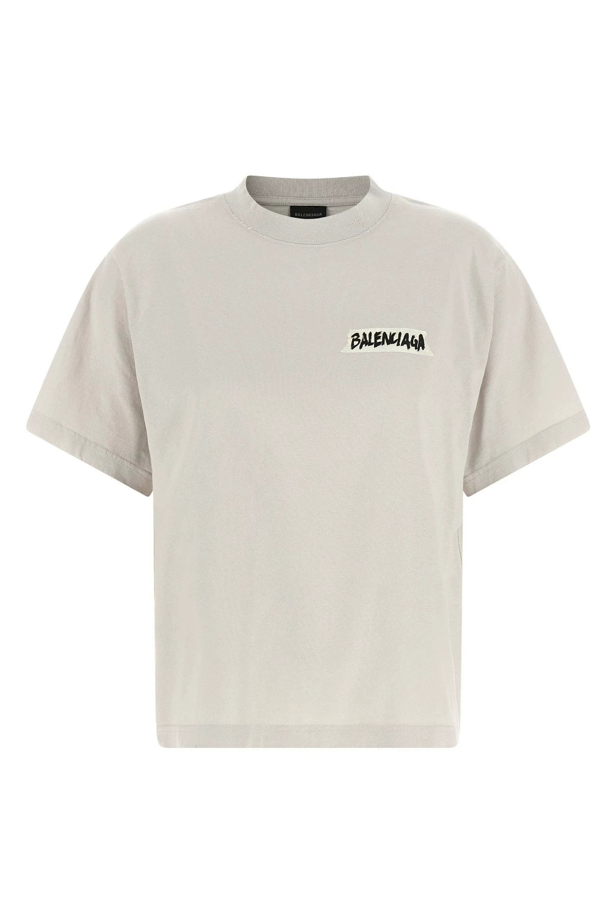 Balenciaga Women's Logo T-Shirt in Black