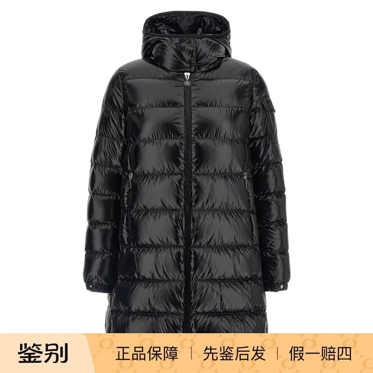 MONCLER Women's Courcelles Hooded Down Coat in Black