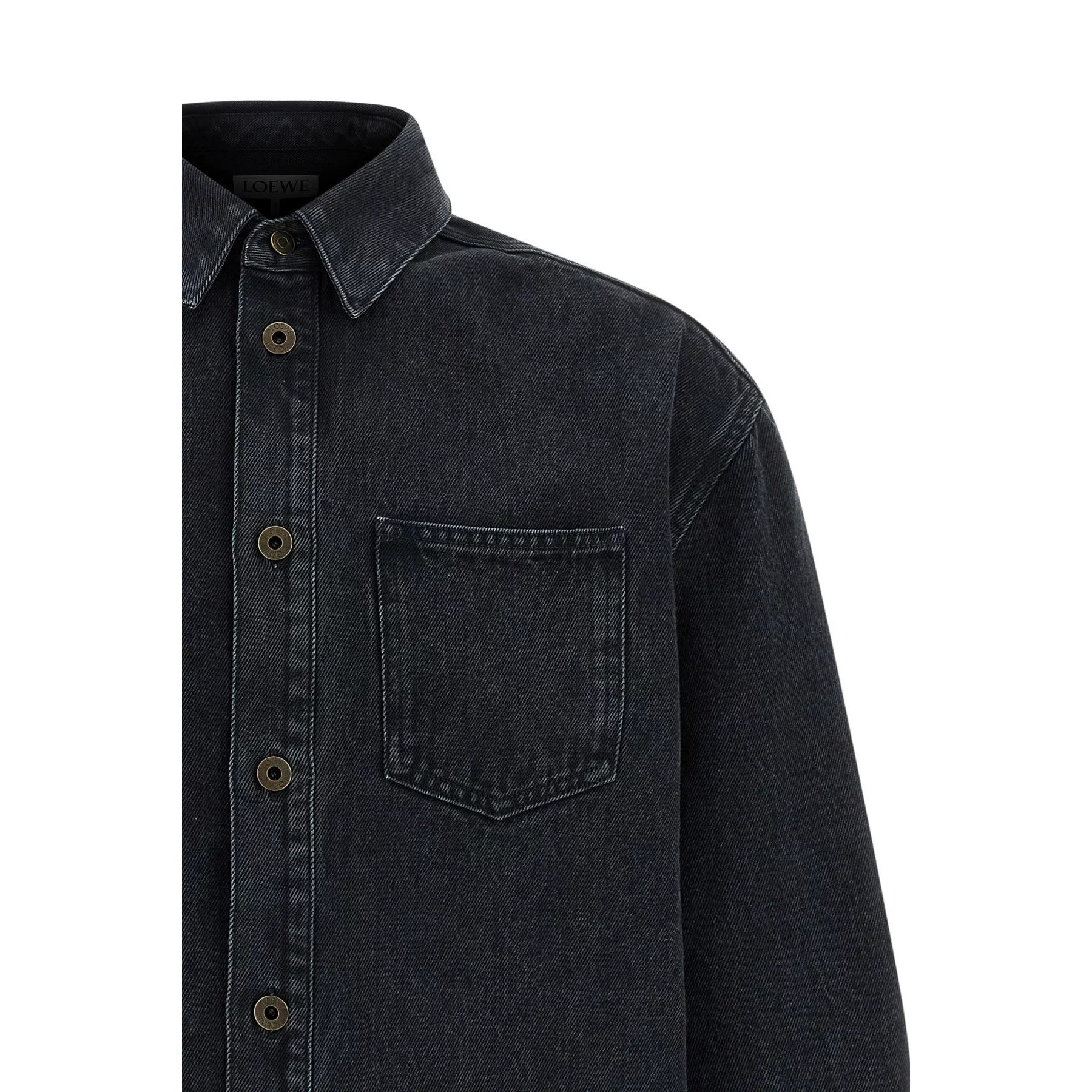 Loewe Men's Anagram Jacket in Black