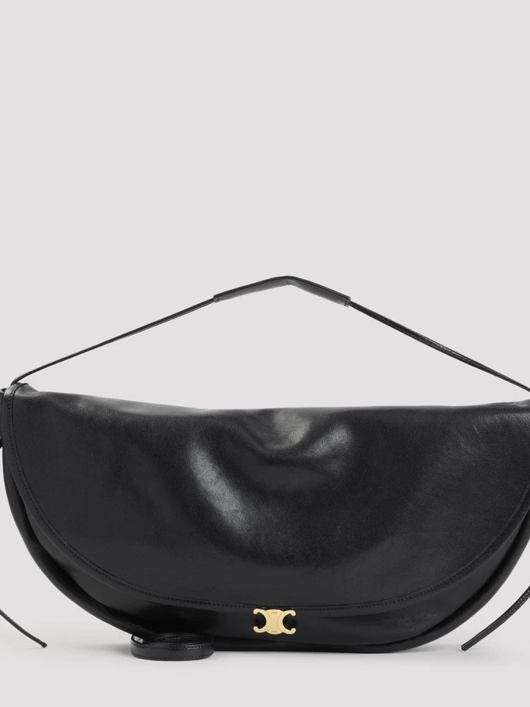 Celine Women's Halfmoon Large Bag in Brown
