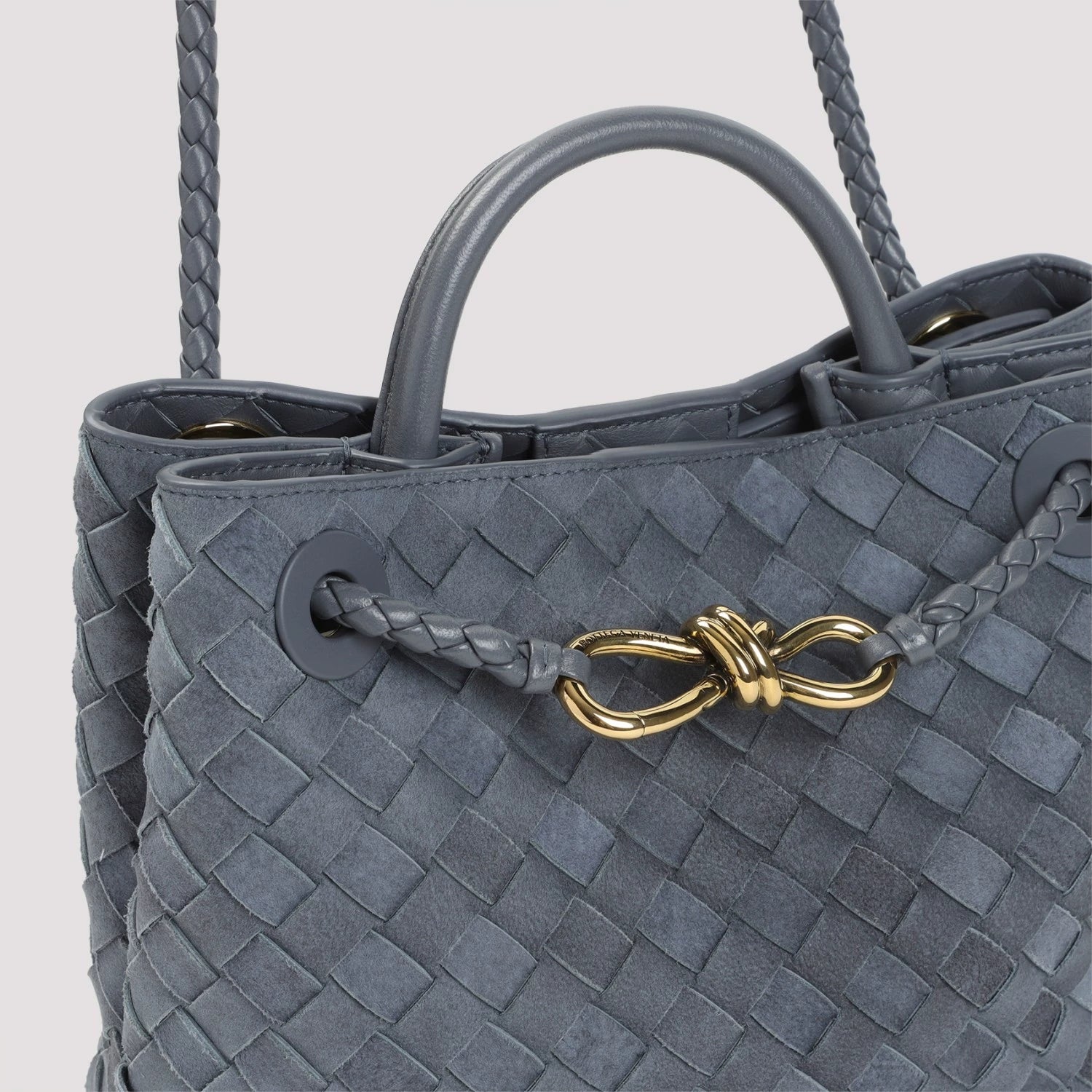 Bottega Veneta Women's Andiamo Small Bag in Blue