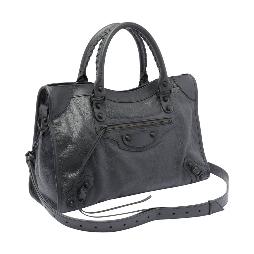 Balenciaga Women's Le City Medium Handbag in Grey