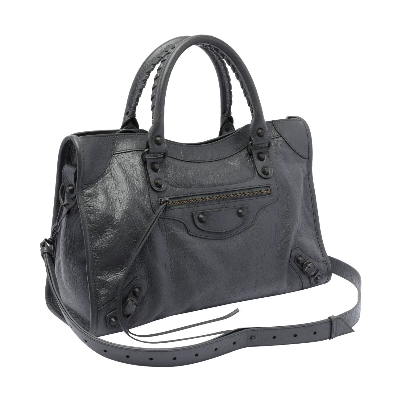 Balenciaga Women's Le City Medium Handbag in Grey