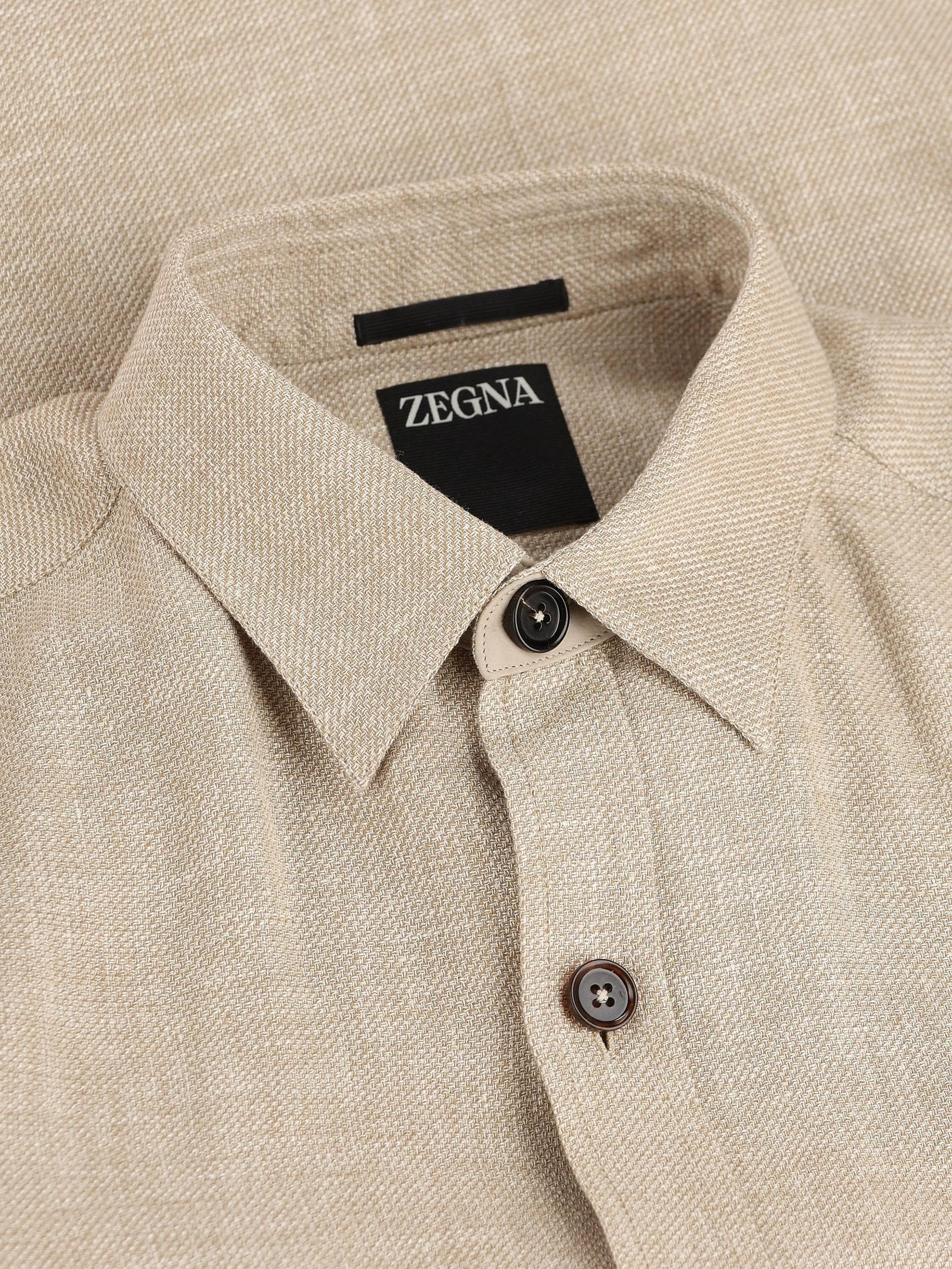 Zegna Men's Coat in Beige