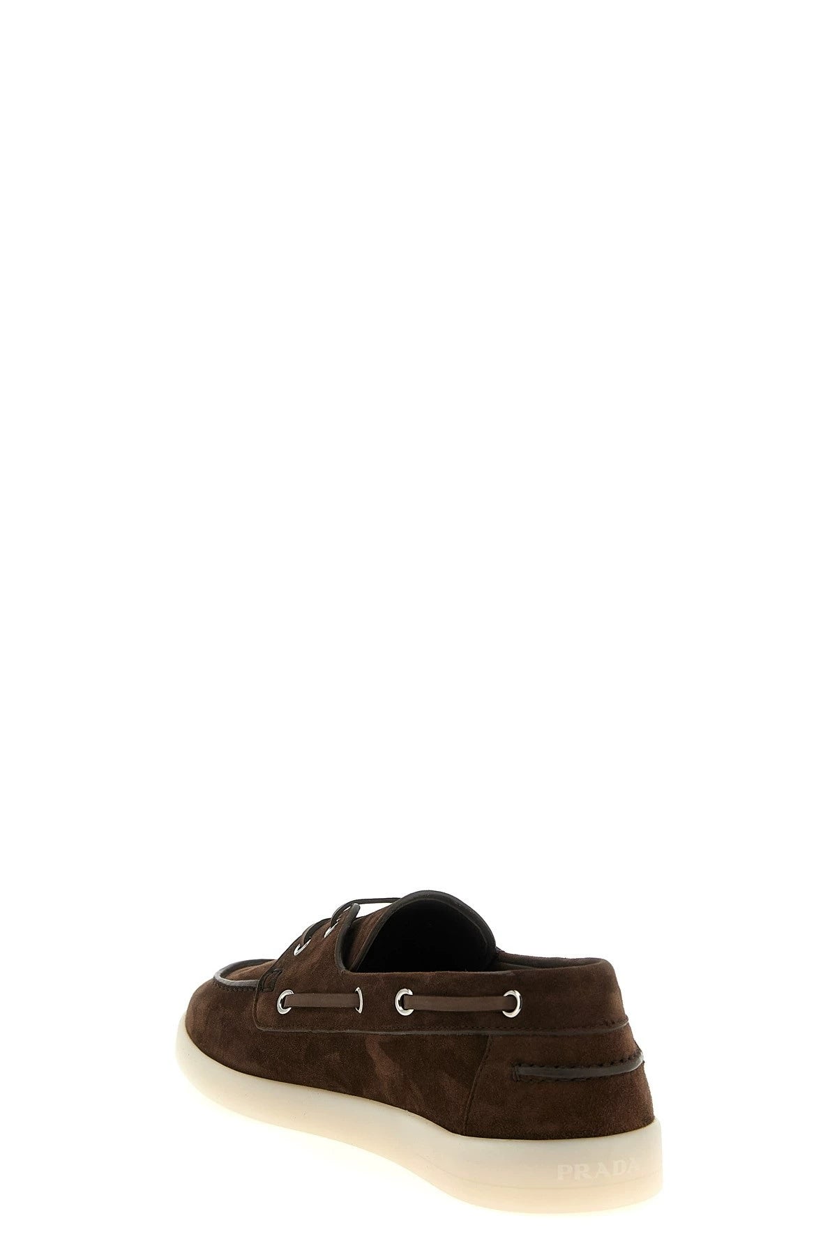 Prada Men's Loafers in Dark Brown