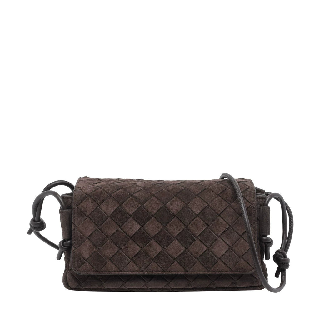 Bottega Veneta Women's Notturno Small Shoulder Bag in Brown