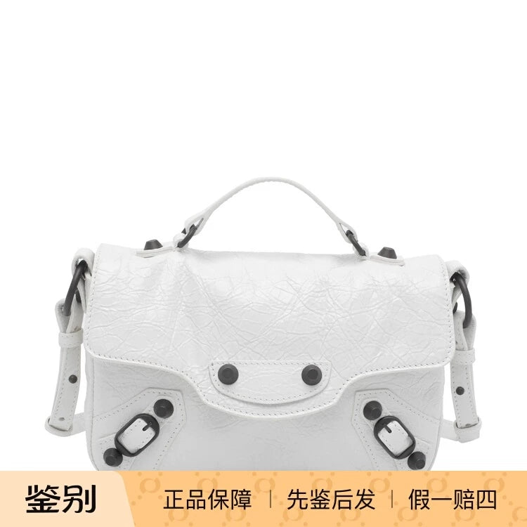 Balenciaga Women's Le City Nano Bag in White