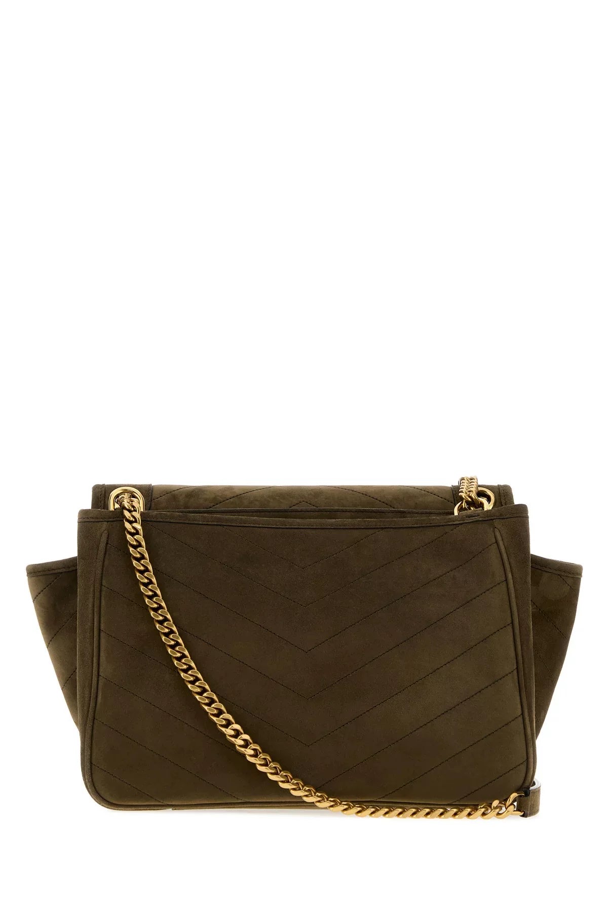 Saint Laurent Women's YSL Niki Tripouch Bag in Green