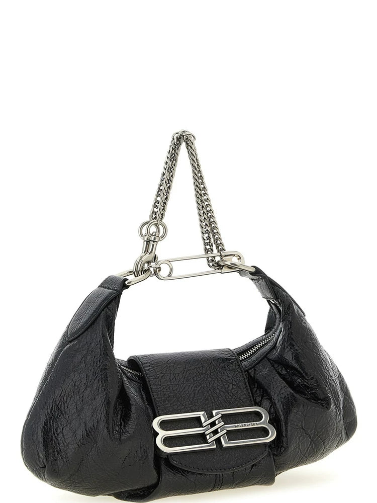 Balenciaga Women's Pamela Small Shoulder Bag in Black