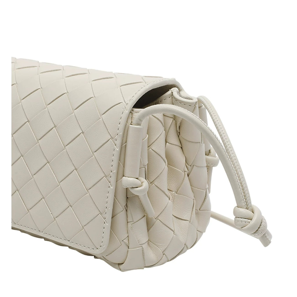 Bottega Veneta Women's Notturno Small Shoulder Bag in White