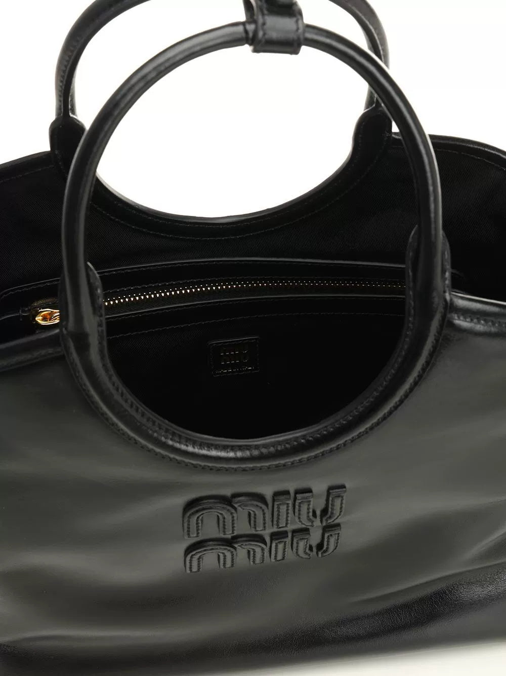 Miu Miu Women's Ivy Small Shoulder Bag in Black