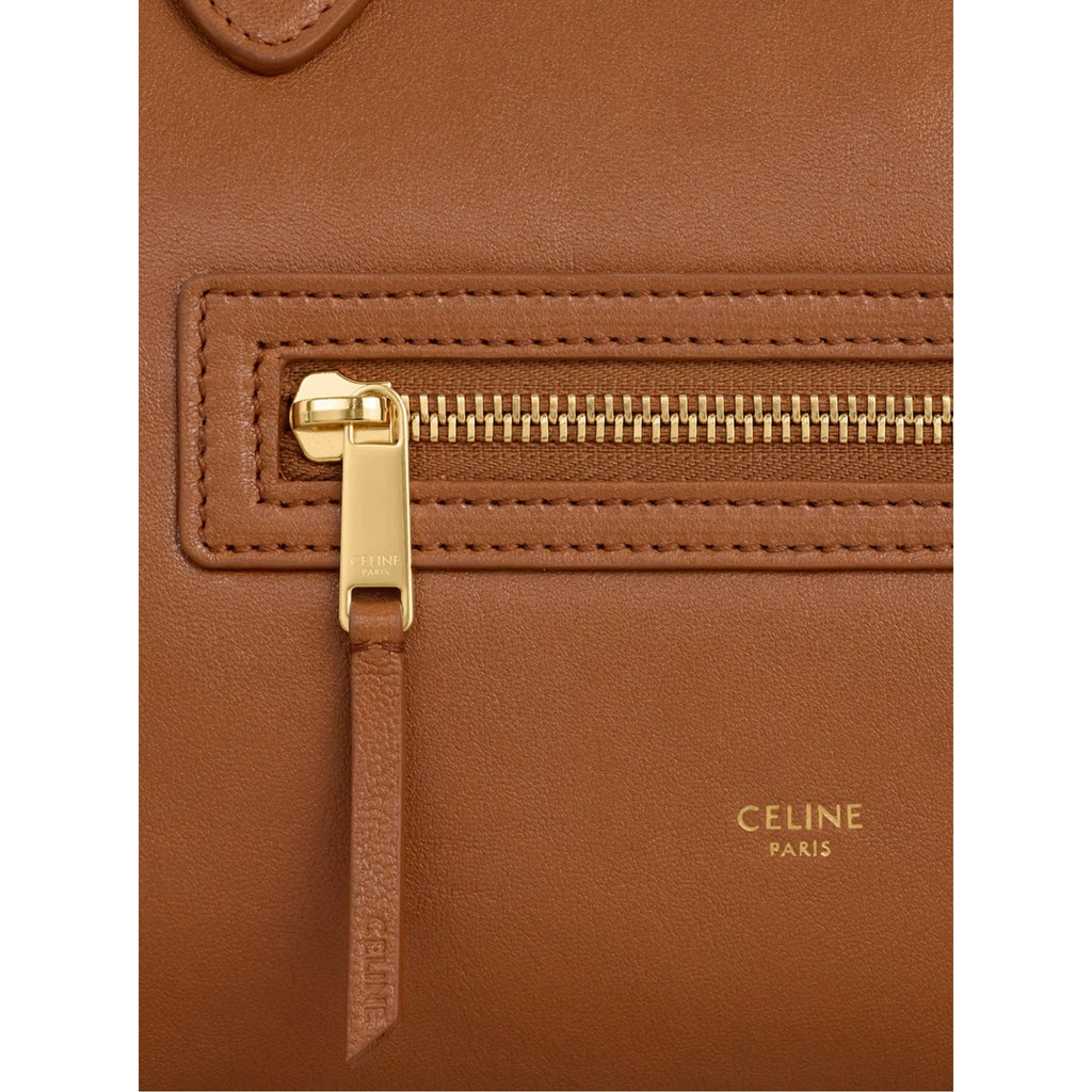 Celine Women's Luggage Handbag in Brown