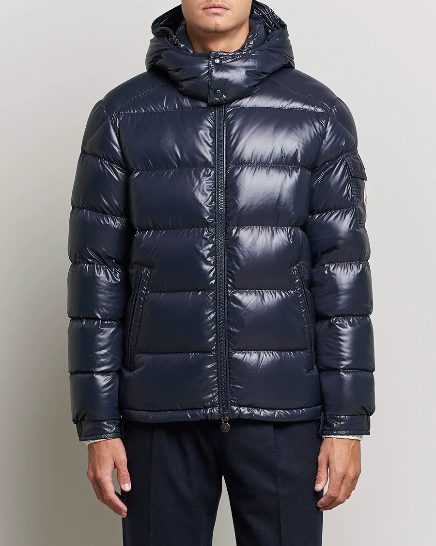 Moncler Men's Maya Down Jacket in Blue