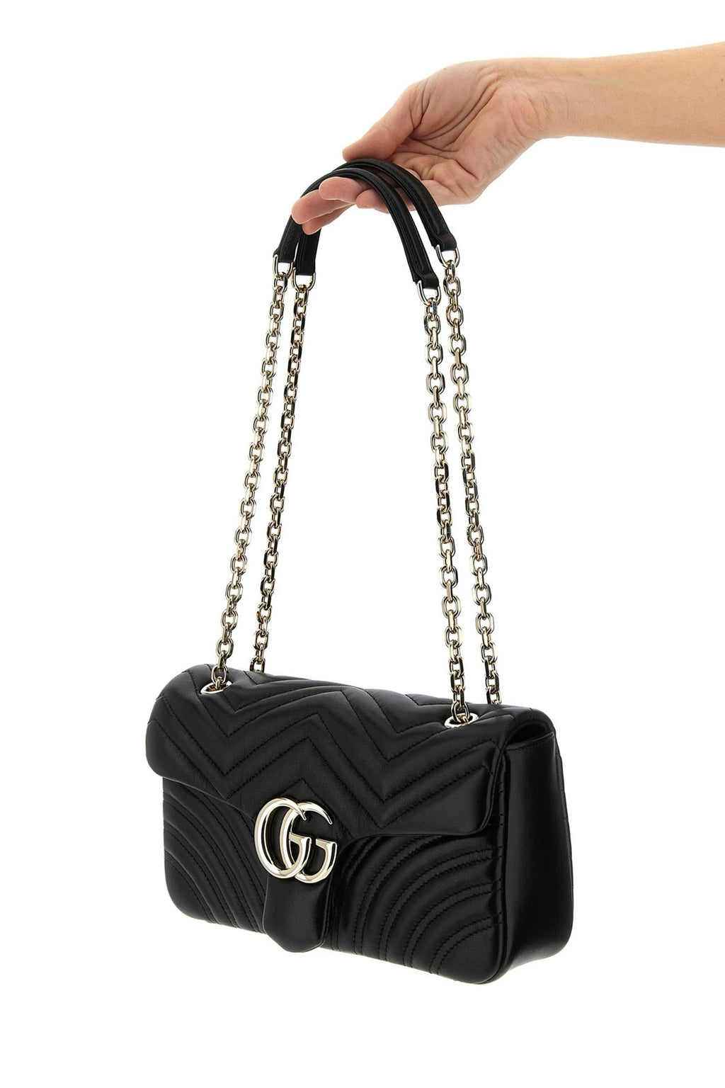 Gucci Women's Gg Marmont Medium Bag in Black