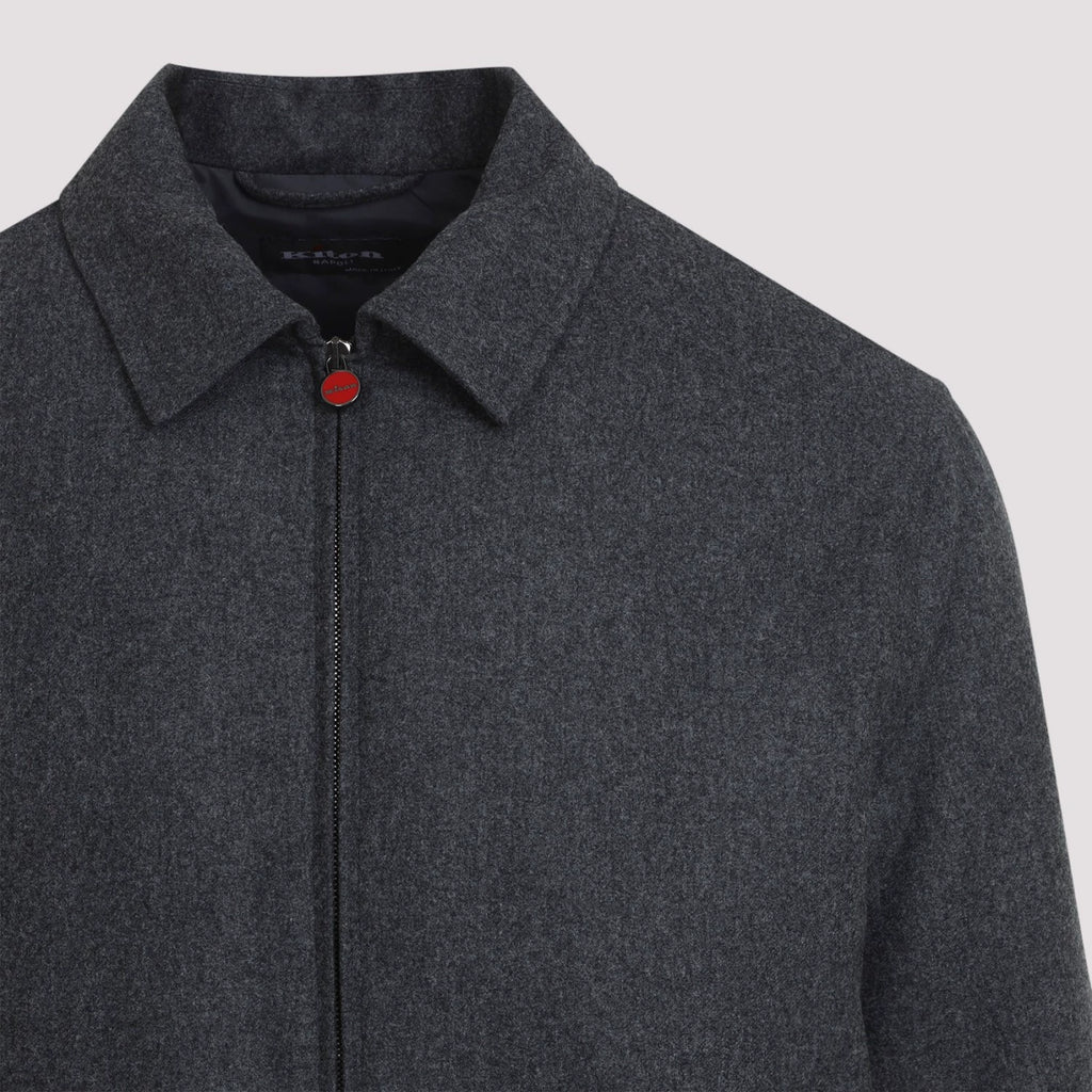 Kiton Men's Jacket in Grey