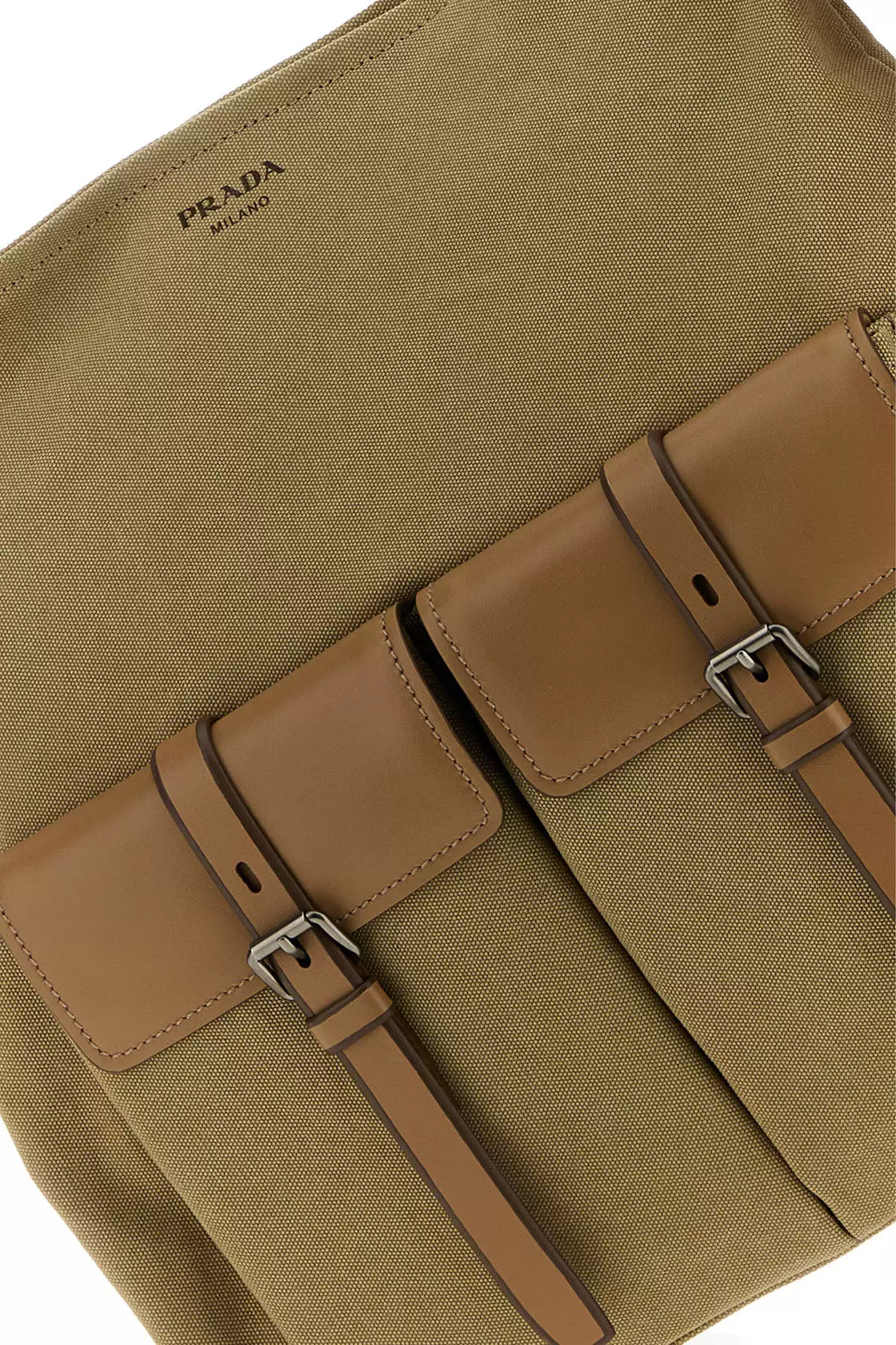 Prada Men's Route Bag in Beige