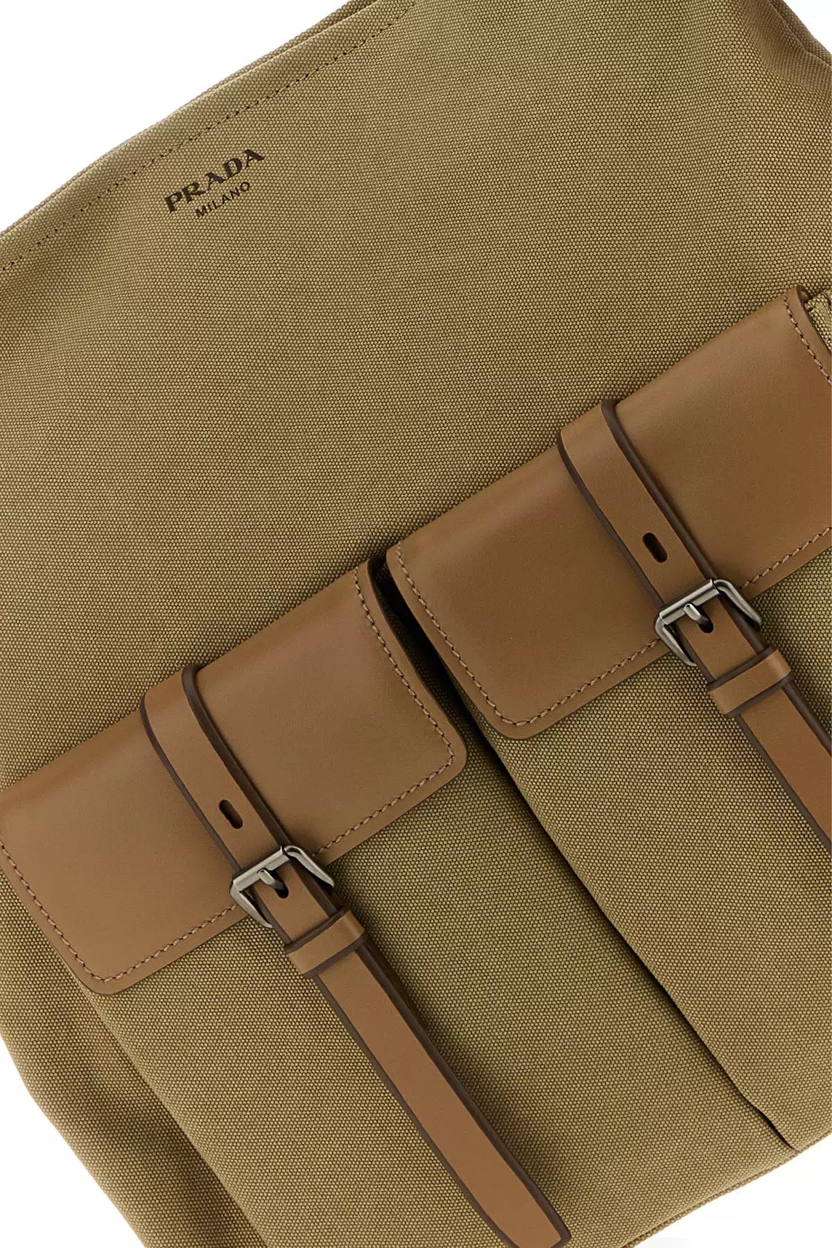 Prada Men's Route Bag in Beige