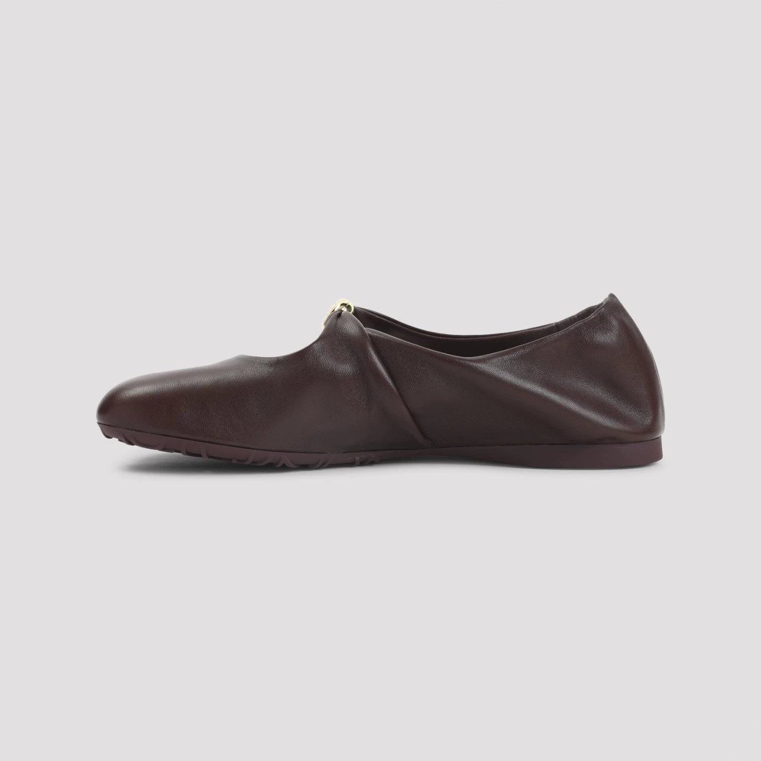 Loewe Women's Pebble Soft Shoes in Burgundy