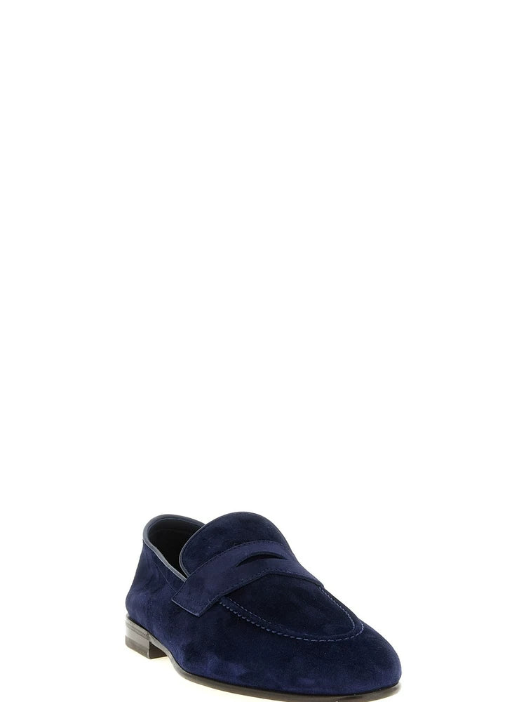 Brunello Cucinelli Men's Loafers in Blue