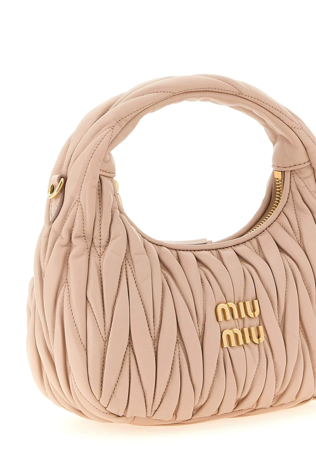 Miu Miu Women's Wander Small Crossbody Bag in Nude Pink