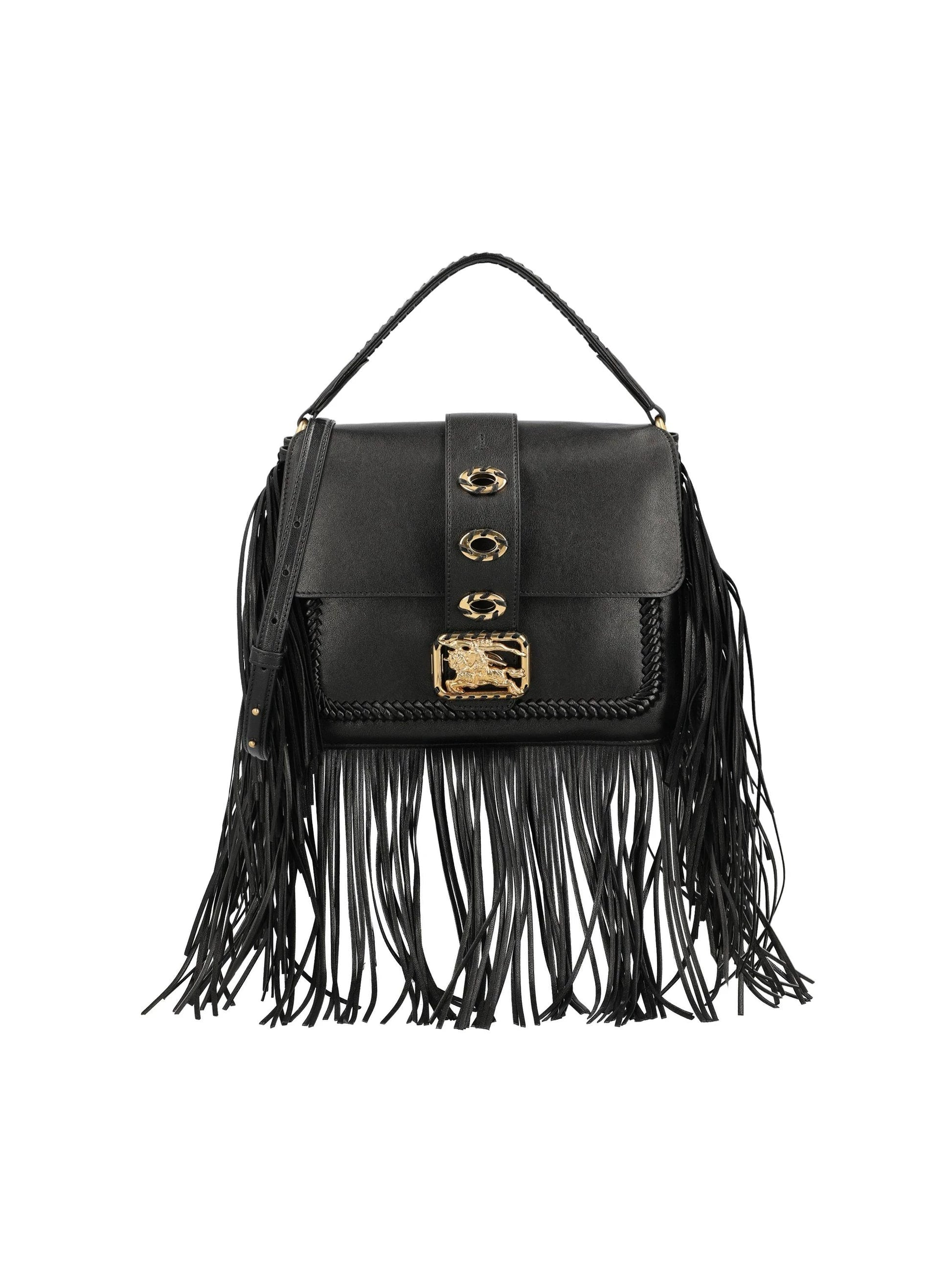 Burberry Women's Rider Small Shoulder Bag in Black