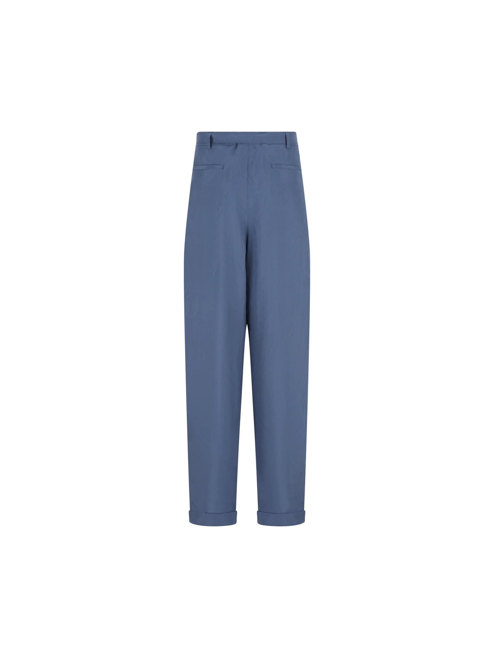 Saint Laurent Men's Ysl Pants in Blue