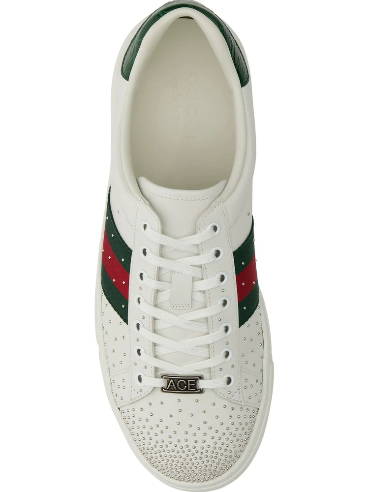 Gucci Men's Ace Sneakers in White
