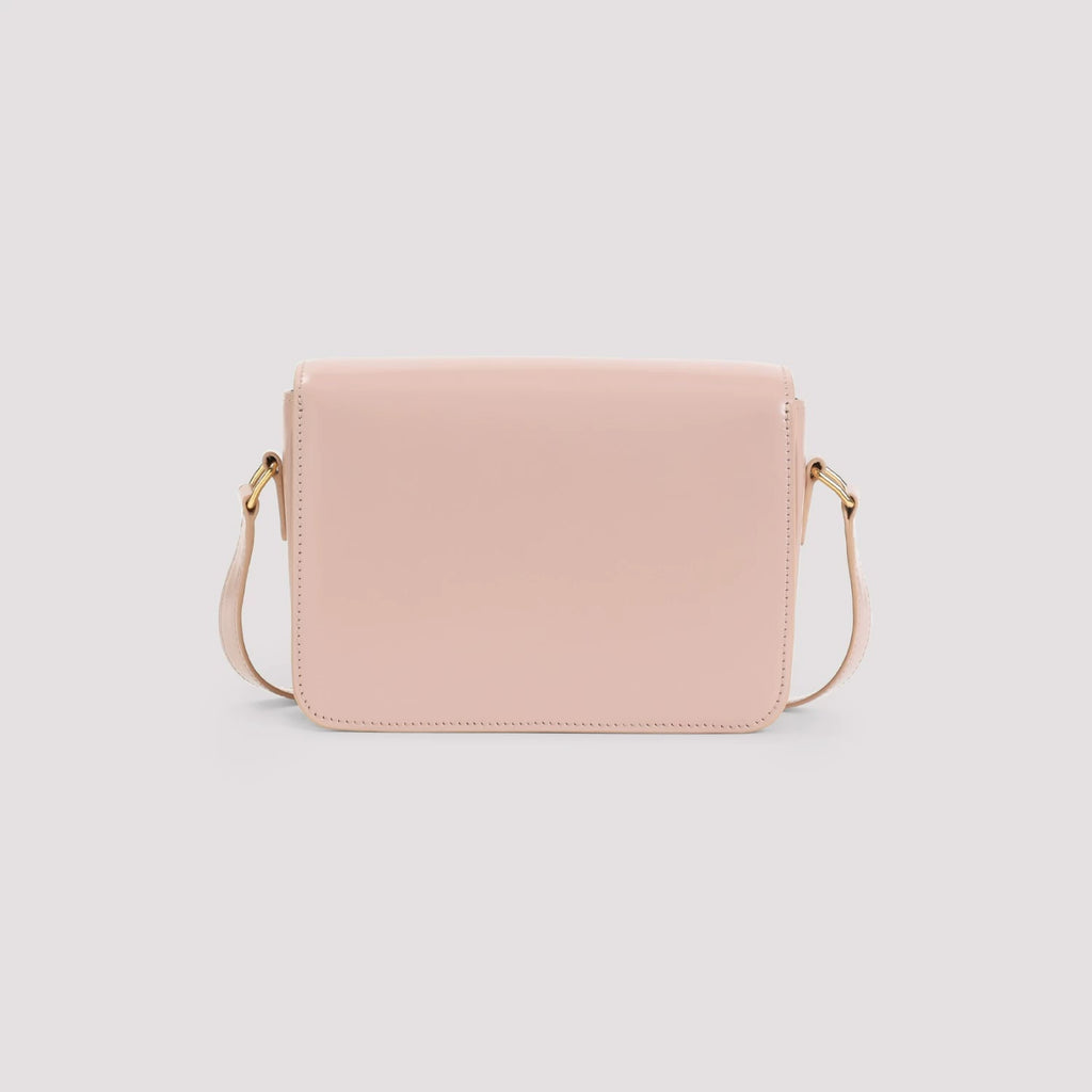 Celine Women's Teen Triomphe Small Shoulder Bag in Soft Peach