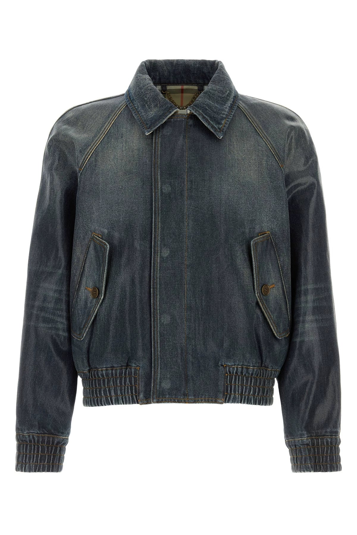 Burberry Men's Jacket in Blue
