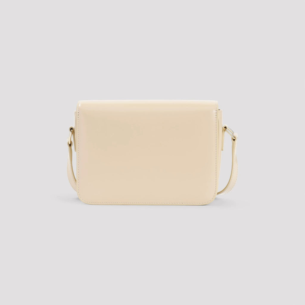 Celine Women's Teen Triomphe Small Shoulder Bag in Beige