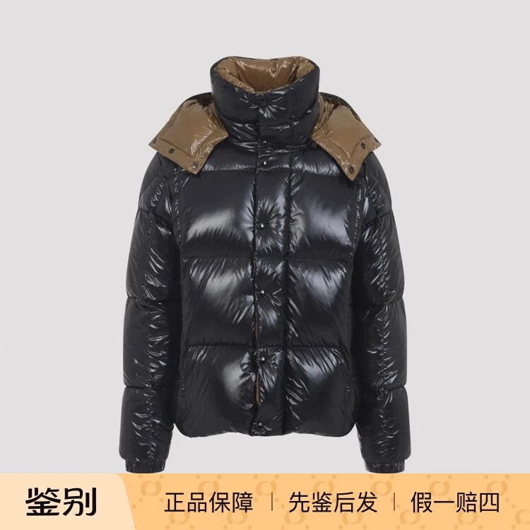 MONCLER Men's Parana Hooded Down Coat in Black