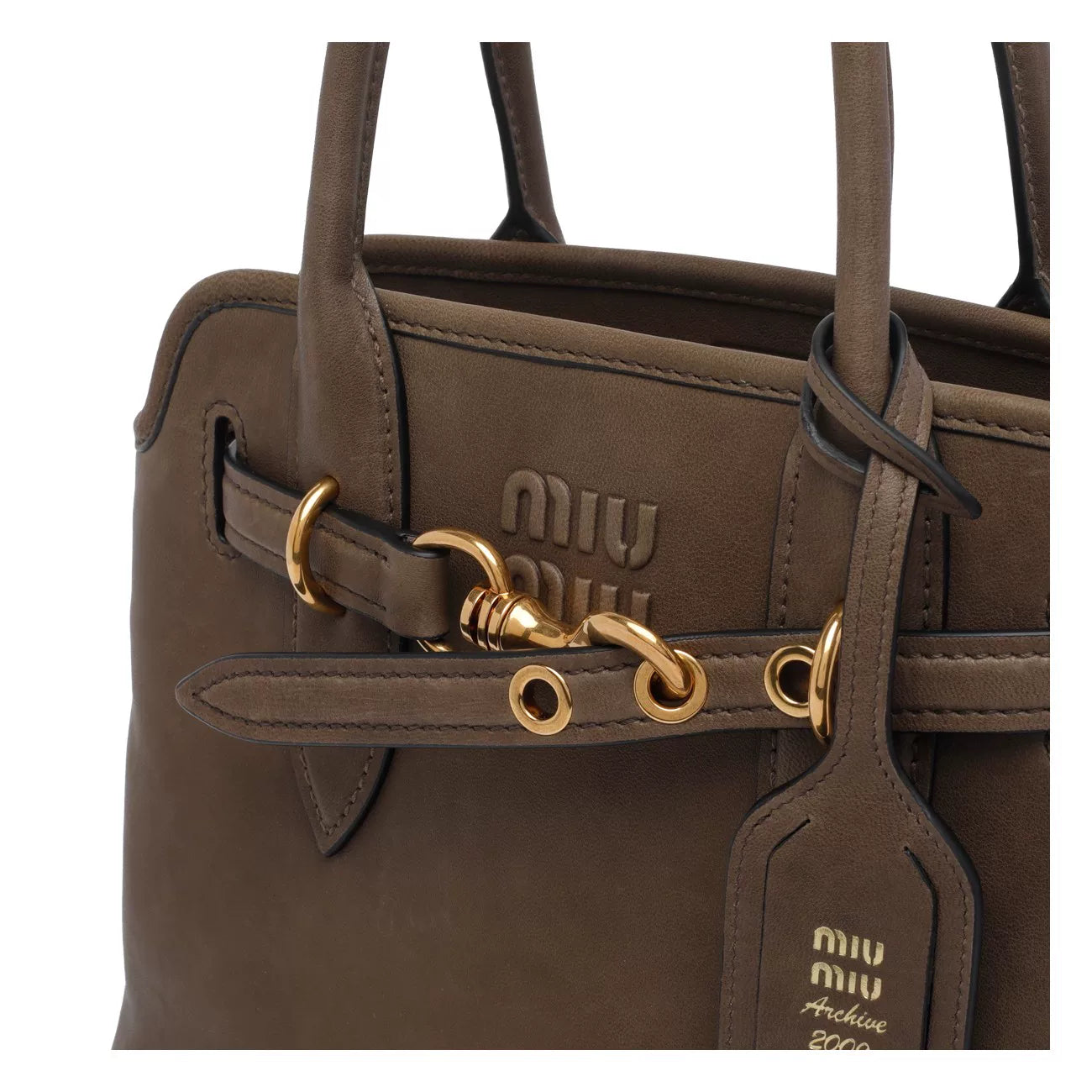 Miu Miu Women's Aventure Bag in Dark Brown