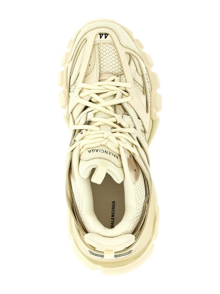Balenciaga Men's Track Sneakers in Beige