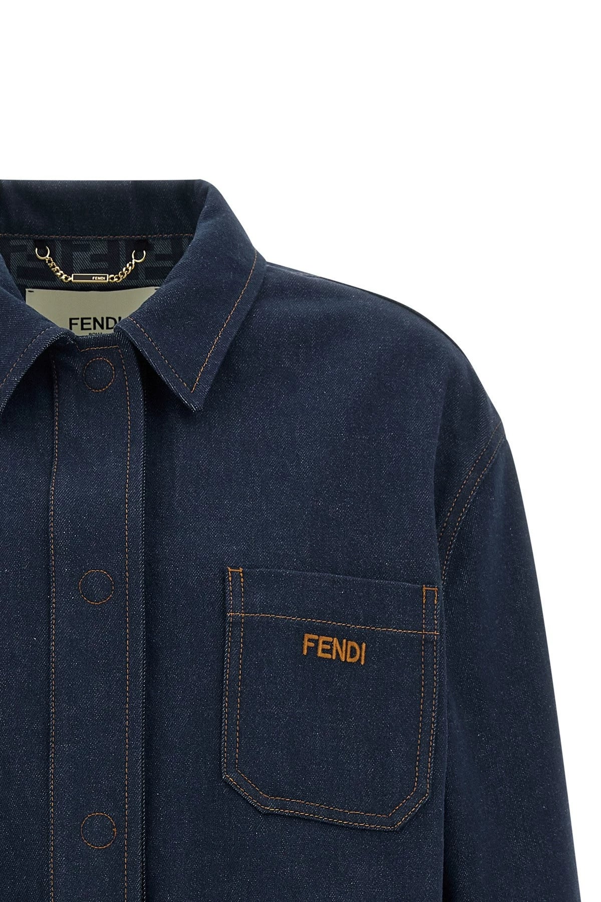 Fendi Women's Coat in Blue