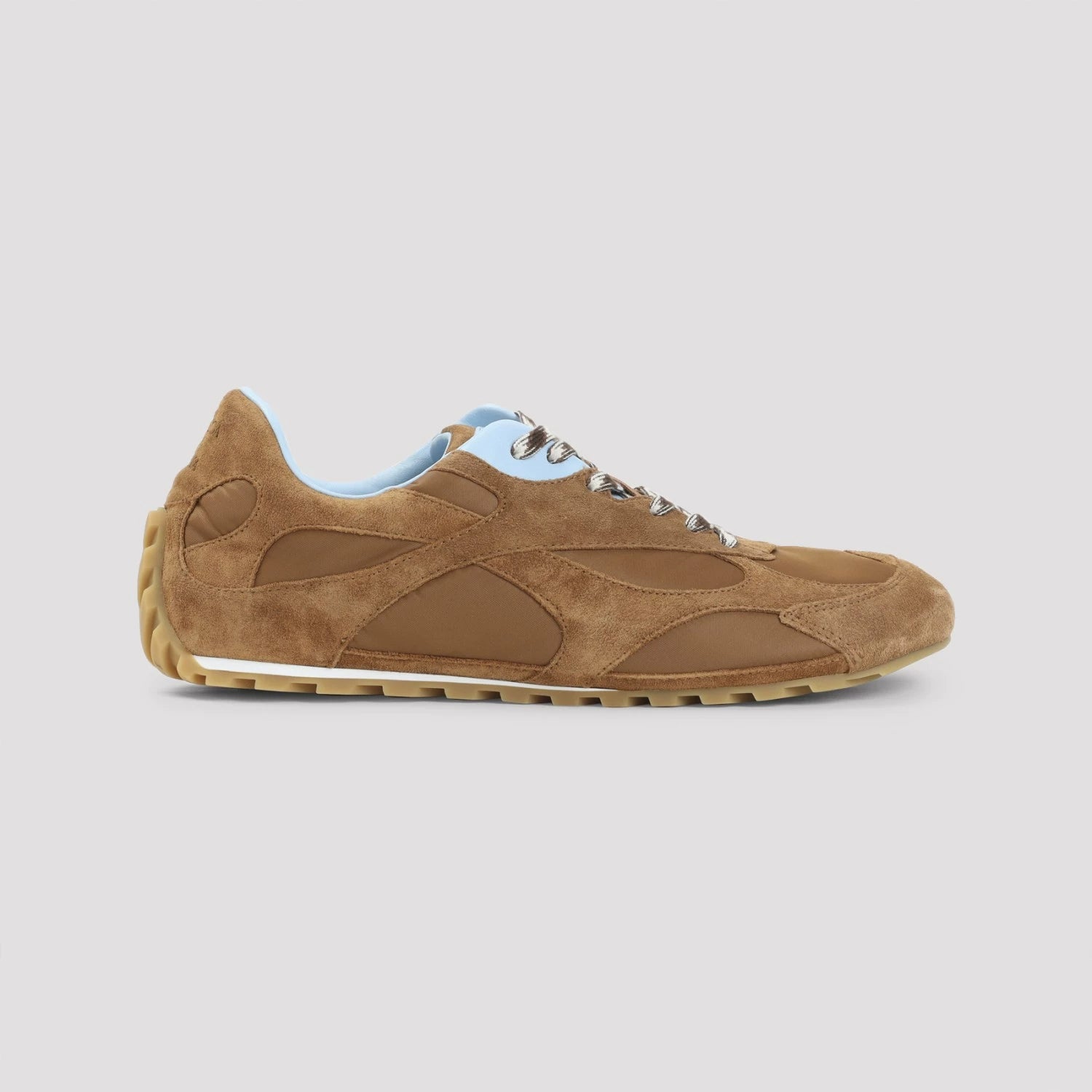 Bottega Veneta Men's Flash Orbit Sneakers in Brown