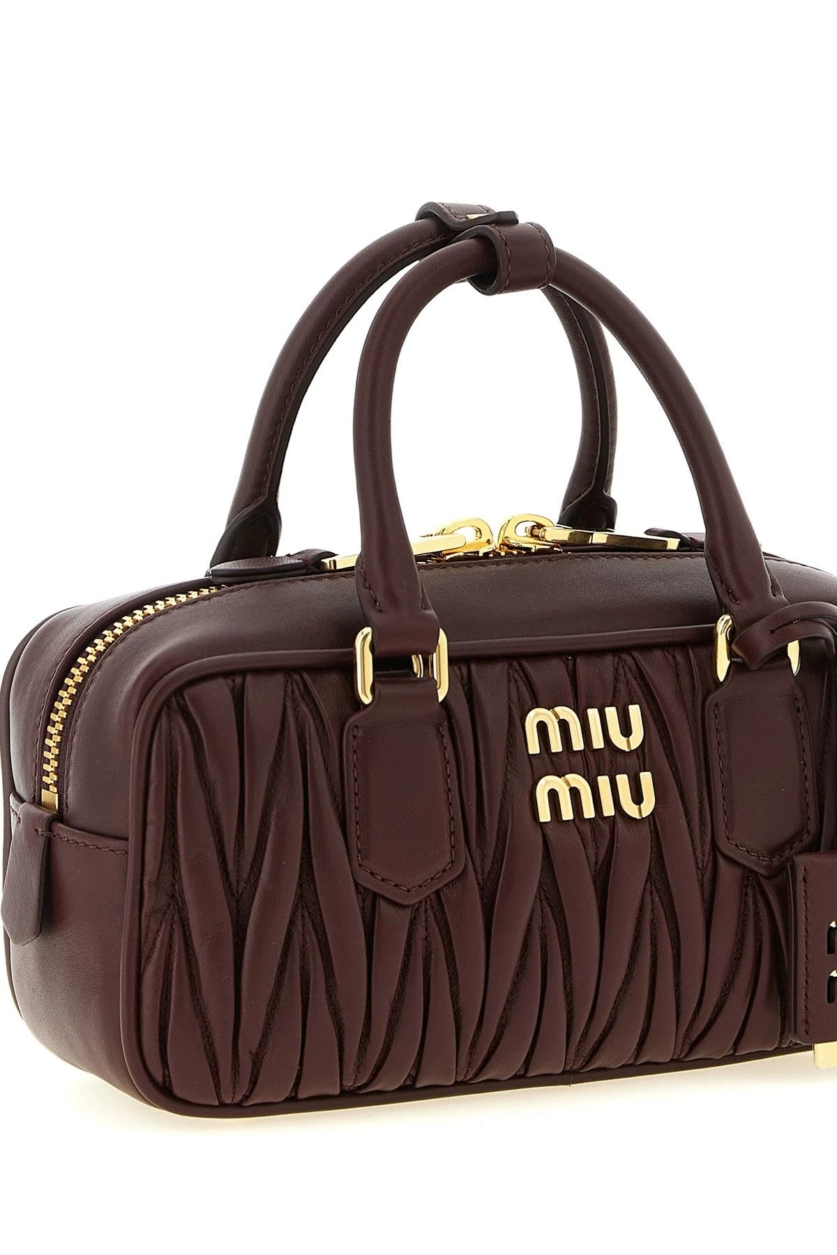 Miu Miu Women's Arcadie Small Handbag in Burgundy