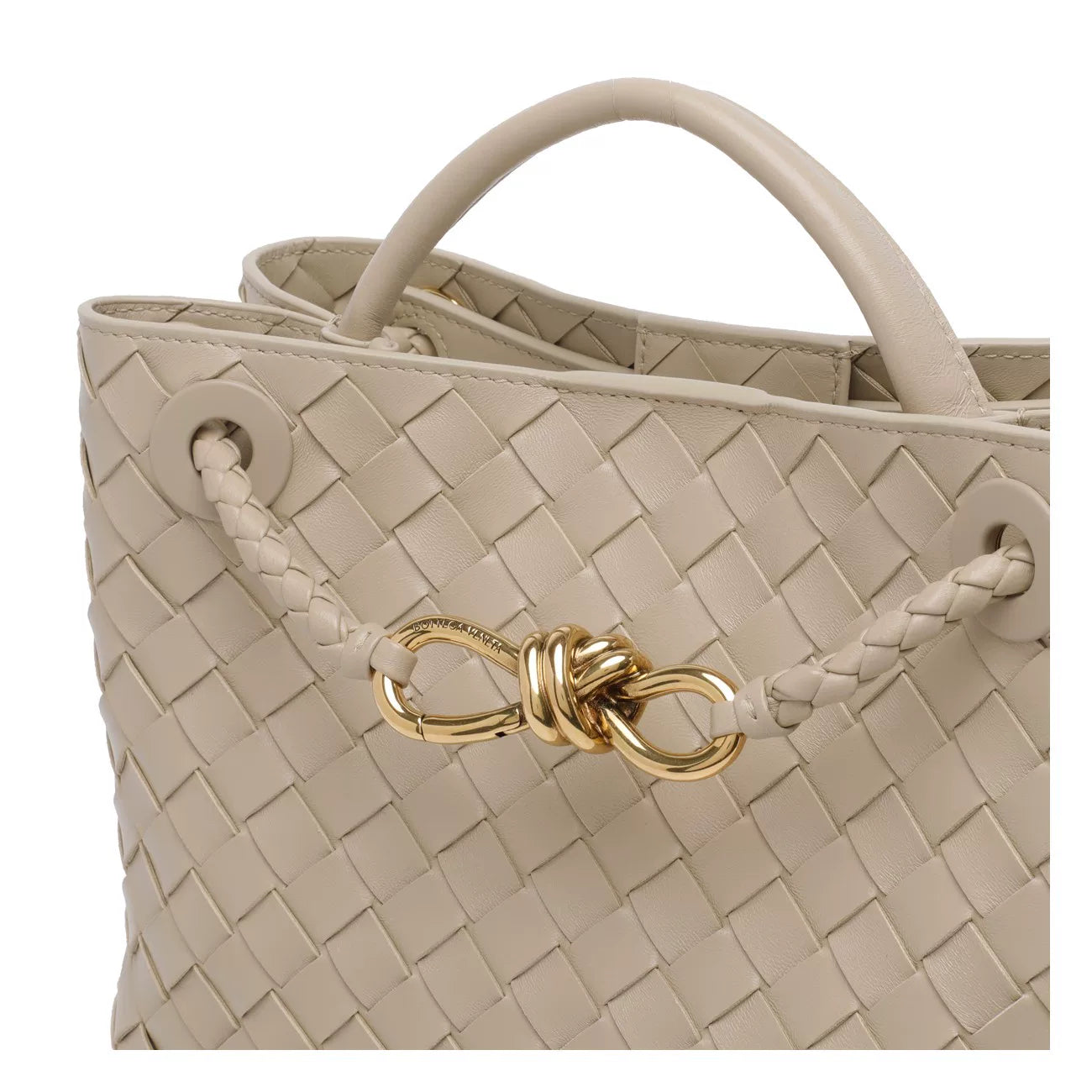 Bottega Veneta Women's Andiamo Small Bag in Beige