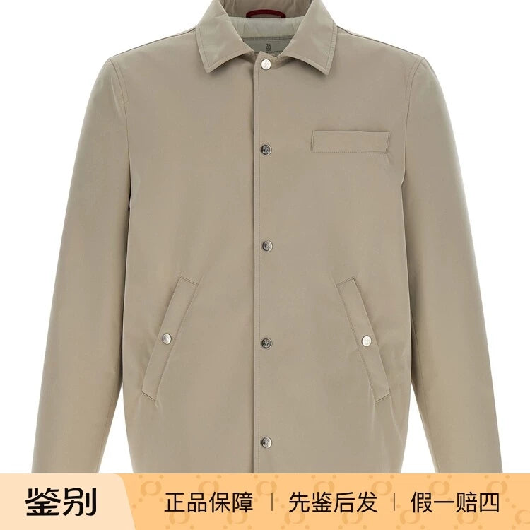 Brunello Cucinelli Men's Jacket in Grey