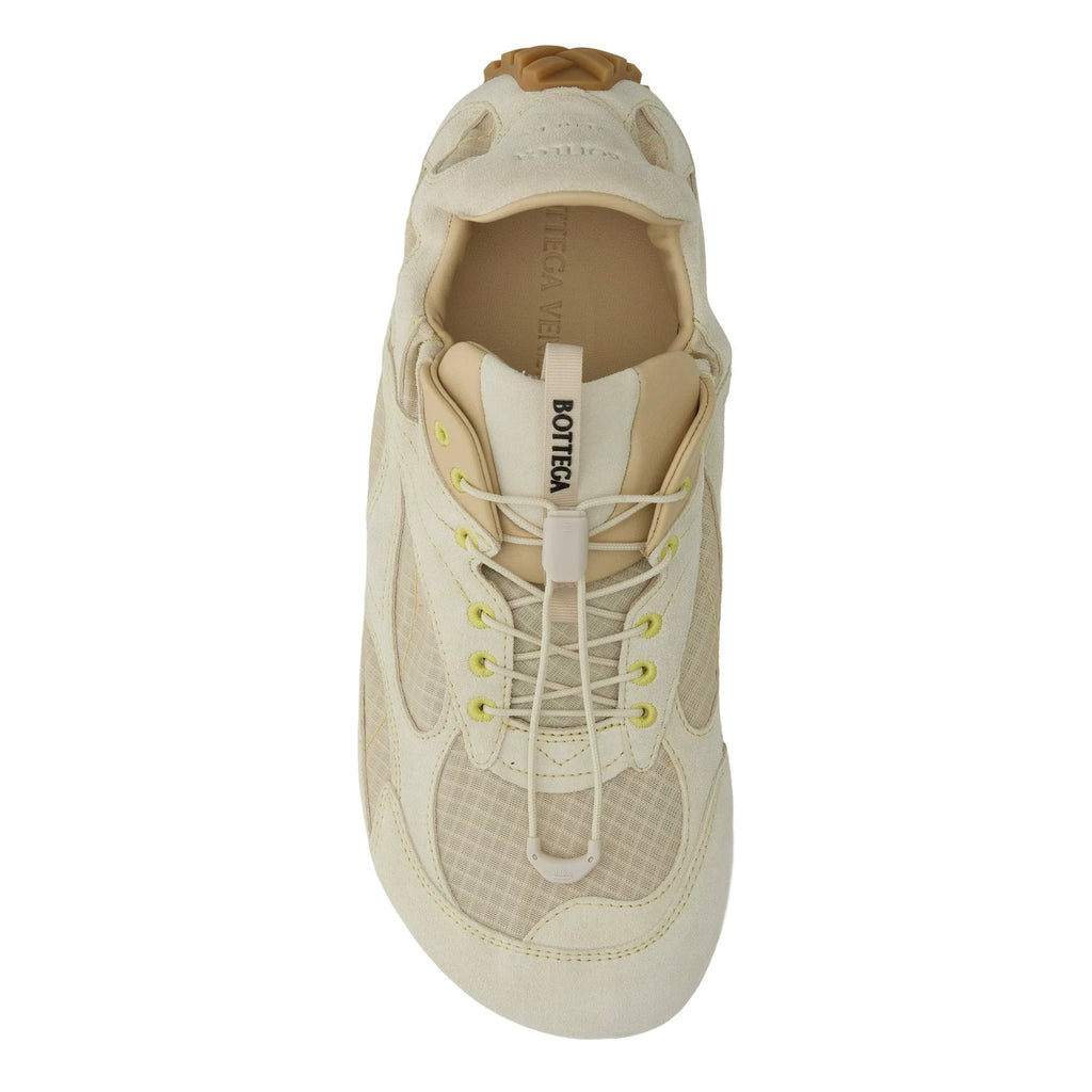 Bottega Veneta Men's Flash Orbit Sneakers in Beige