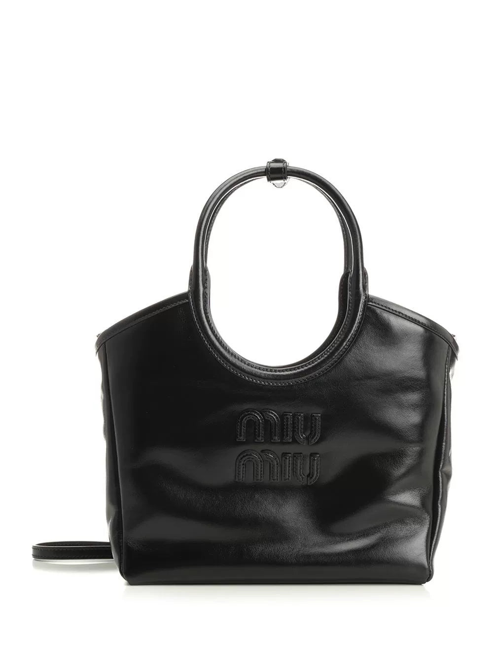 Miu Miu Women's Ivy Small Shoulder Bag in Black