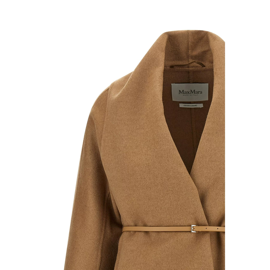 Maxmara Women's Max Mara Mxmabilita Coat in Camel