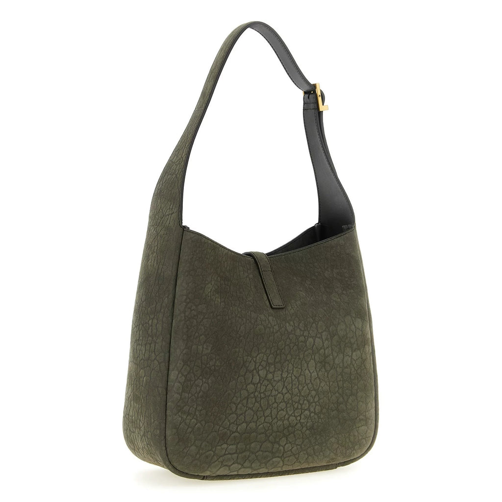 Saint Laurent YSL Le 5a7 Small Bag in Grey