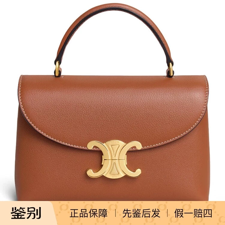 Celine Women's Teen Nino Small Shoulder Bag in Brown