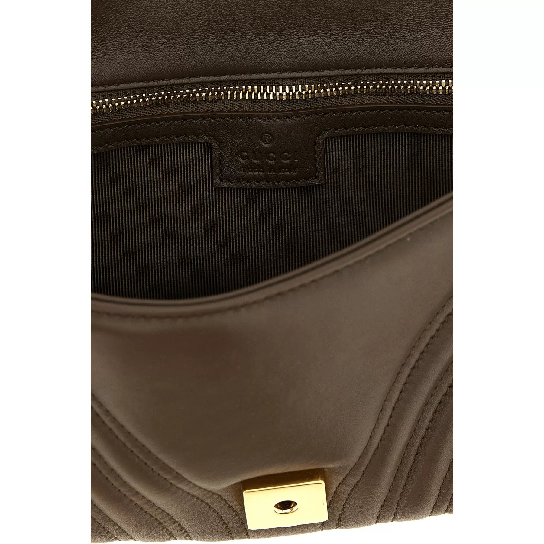 GUCCI Women's Medium GG Marmont Chain Bag in Greige