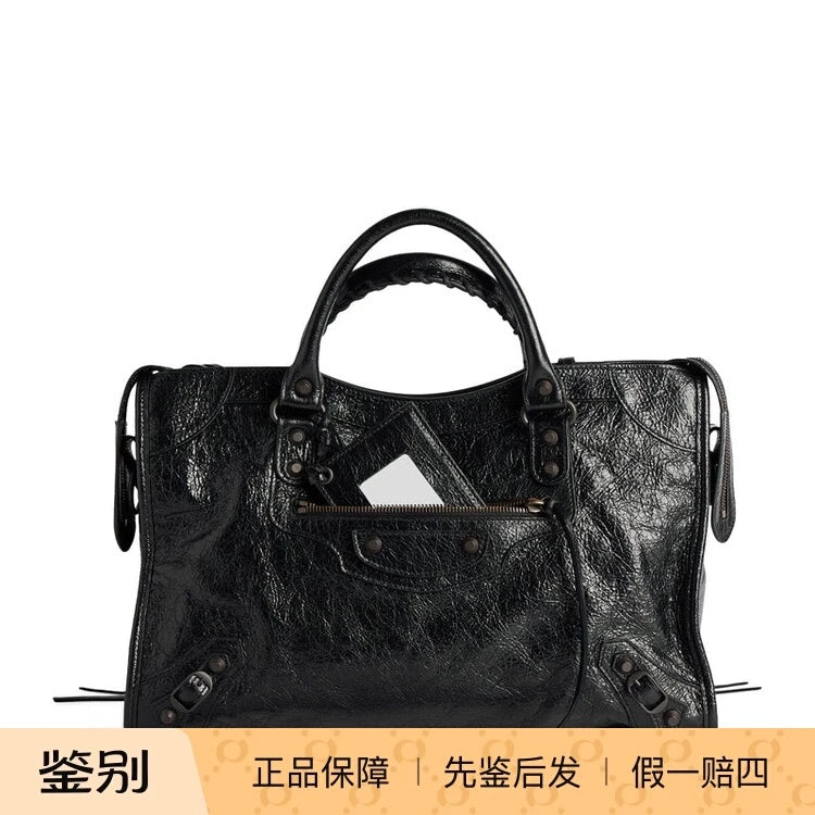 Balenciaga Women's Le City Medium Bag in Black