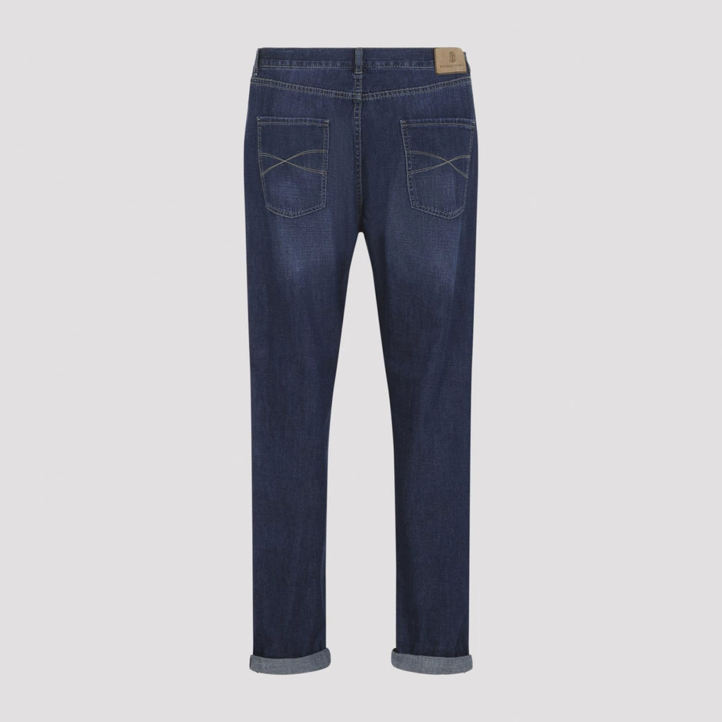 Brunello Cucinelli Men's Jeans in Blue
