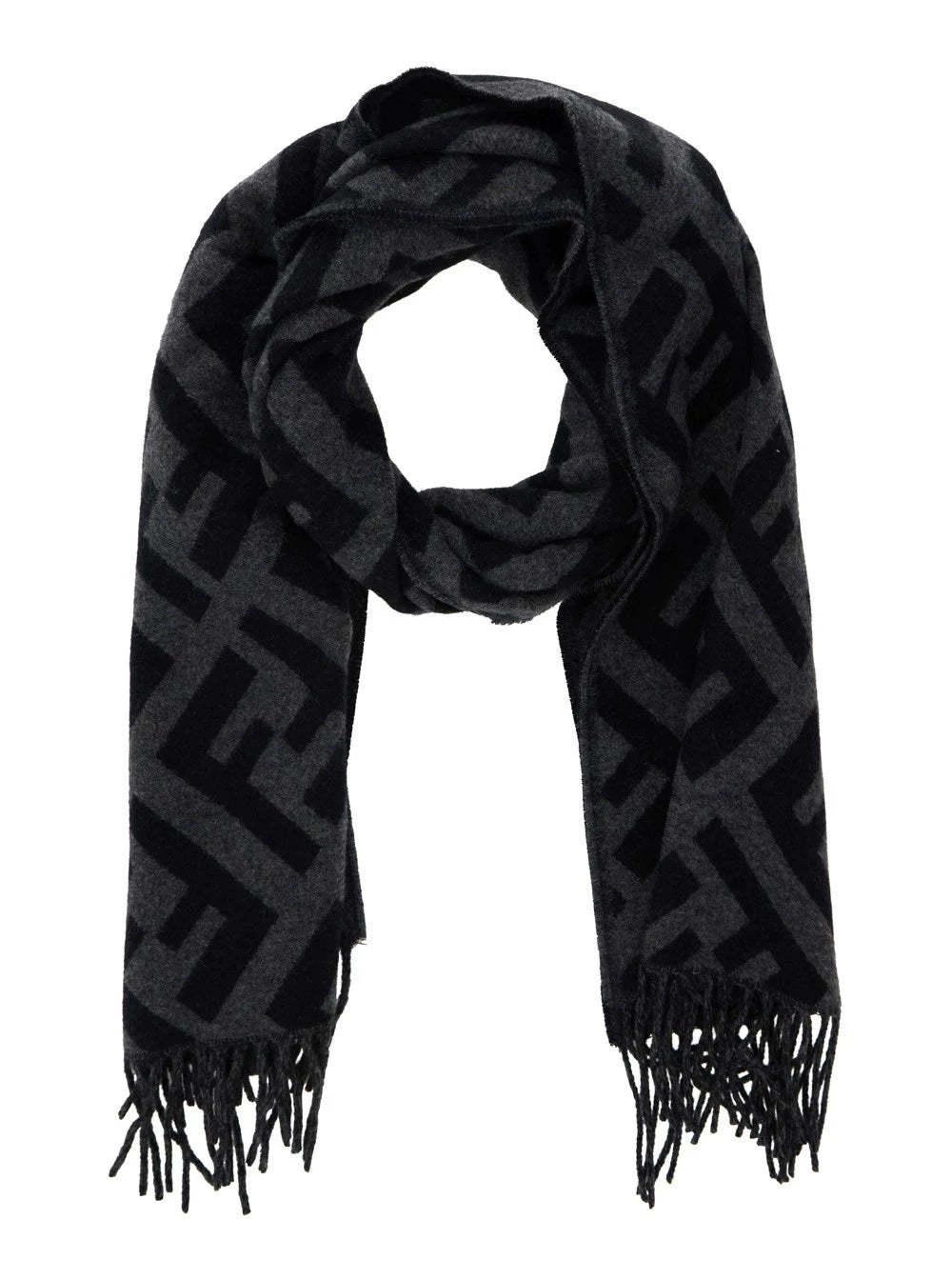 Fendi Men's Scarf in Grey